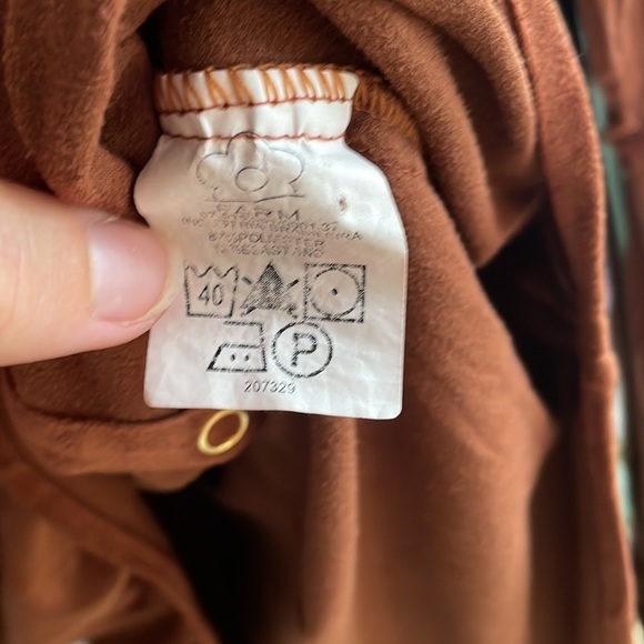 Farm Rio brown blouse small - Picture 5 of 6